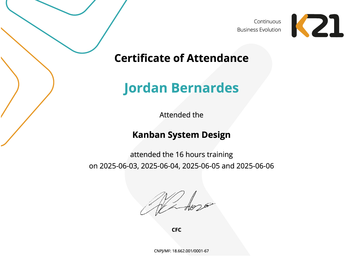 Certificado K21